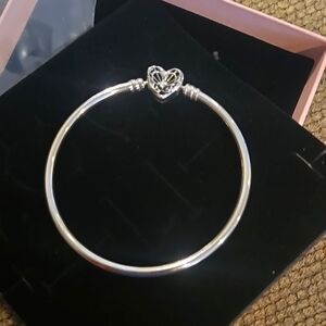 Pandora Entwined heart butterfly Bangle